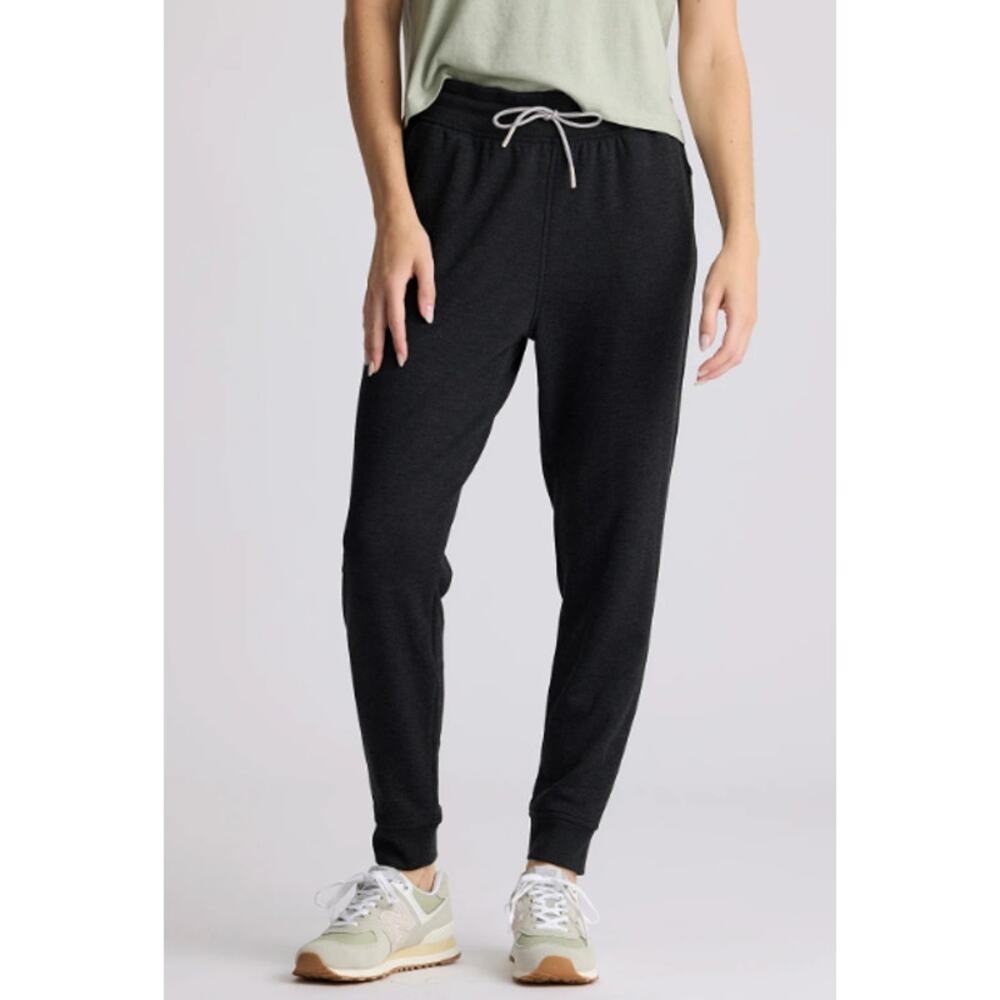 Free Fly Women's Bamboo‎ Lightweight Fleece Joggers Heathered Black Size Medium